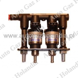 Wtryskiwacz niebieski Prins VSI 1 , 2 cylindry , KN8, 52cc,KEIHIN Prins VSI 1 ,Listwa wtryskiwaczy E4 67R-010092 ,110R-000020,LPG 67R 010093,CNG 110R-