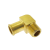 Kolanko wodne 90° 16mm / NPT-M 3/8 do reduktora COBRA  mosiężne
